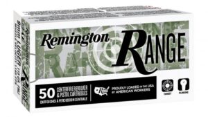 Remington Range Brass 9mm 115-Grain 50-Rounds FMJ