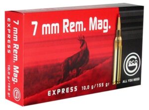 GECO 284340020 7mm Remington Magnum GECO Express 155gr 20 Rounds