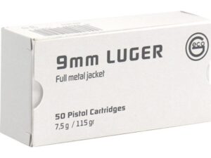 RUAG Ammotec Geco 9mm 115 Grain 50 Rounds FMJ