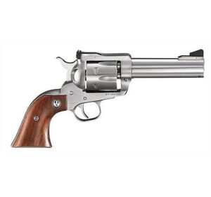 Ruger Blackhawk Stainless .357 Mag 4.63" Barrel 6-Rounds Hardwood Grip