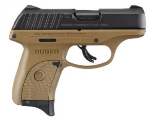 Ruger EC9S Black/FDE 9mm 3.12" Barrel 7-Rounds