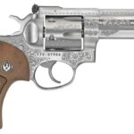 Ruger GP100 TALO Edition Silver .357 Mag 4" Barrel 6-Rounds Engraved