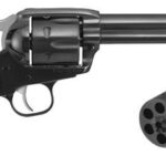 Ruger Vaquero Convertible Blued / Wood .357 Mag / .38 SPL / 9mm 4.62-inch 6Rds Includes 9mm Cylinder