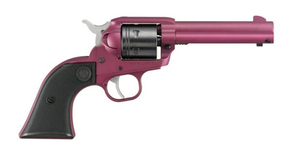 Ruger Wrangler Black Cherry .22 LR 4.62" Barrel 6-Rounds with Checkered Synthetic Grip