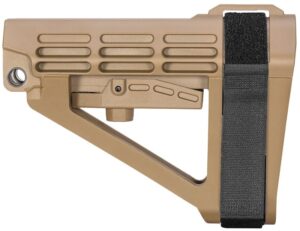 SB Tactical SBA4 X Brace Flat Dark Earth For AR-Platform