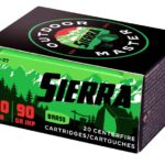 Sierra Outdoor Master Brass .380 Ammo 90-Grain 20-Rounds JHPSM