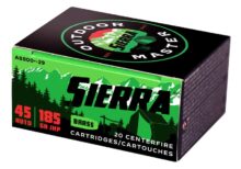 Sierra Outdoor Master Brass .45 ACP 185-Grain 20-Rounds JHPSM