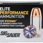 Sig Sauer Elite Performance 9mm 124-Grain 20-Rounds V-Crown JHP