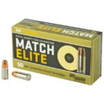 Sig Sauer Elite-V Crown Nickel-Plated Brass 9mm 115-Grain 50-Rounds JHP