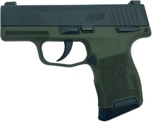 Sig Sauer P365 Green GrabAGun Exclusive 9mm 3.1" Barrel 10-Rounds Manual Safety