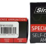 SinterFire Special Duty Brass .45 ACP 155-Grain 20-Rounds LFFHP