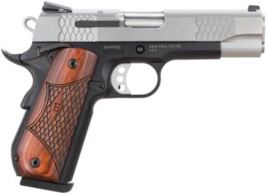 Smith and Wesson 1911 E-Series Stainless .45 ACP 4.25" Barrel 8-Rounds