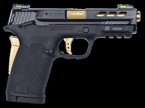 Smith and Wesson M&P380 Shield EZ Performance Center Gold .380 ACP 3.8" Barrel 8-Rounds