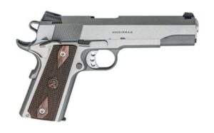 Springfield Garrison 1911 9mm 5" Barrel 9-Rounds Combat Sights Wood Grips Stainless