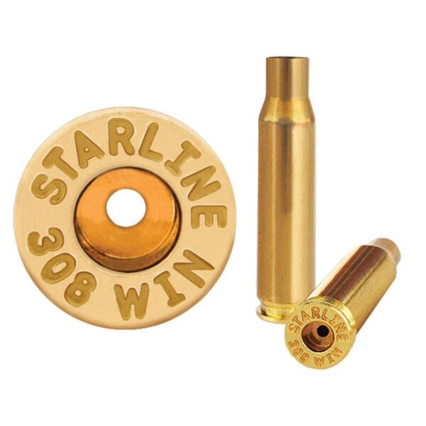 Starline .308 Winchester Unprimed Rifle Brass Cases 50 Count 308EINEUP-50