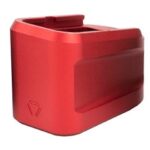 Strike Industries Aluminum Extended Magazine Plate Red fits GLOCK 19