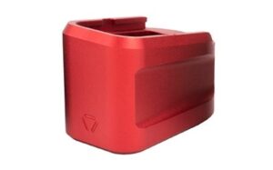 Strike Industries Aluminum Extended Magazine Plate Red fits GLOCK 19