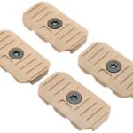 Strike Industries M-LOK Cable Management Cover Short FDE 4-Pack