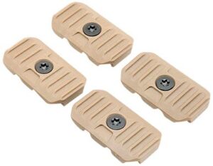 Strike Industries M-LOK Cable Management Cover Short FDE 4-Pack