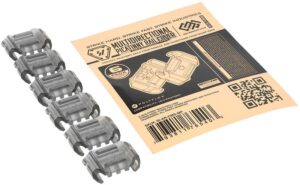 Strike Industries Multidirectional Picatinny Rail Cover Clear Smoke For Picatinny Rails 6 Pack