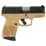 Taurus G3C Pistol Tan/Black 9mm 3.2" Barrel 12-Rounds Includes 3 Magazines