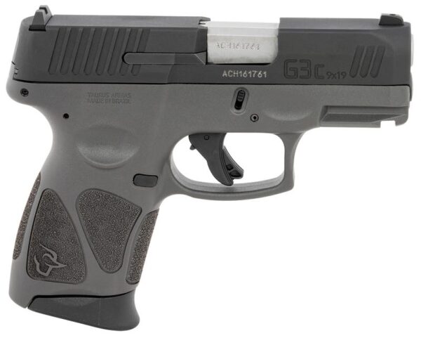 Taurus G3c Gray/Black 9mm 3.2" Barrel 12-Rounds 3 Mags