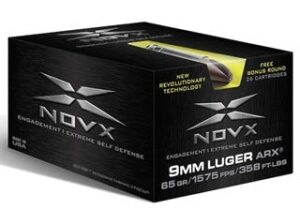 NovX Engagement Extreme Self-Defense 9mm Luger 65 Grain ARX 26 Round Box