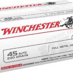 Winchester Target Ammunition .45 ACP 230 Grain 100-Rounds FMJ