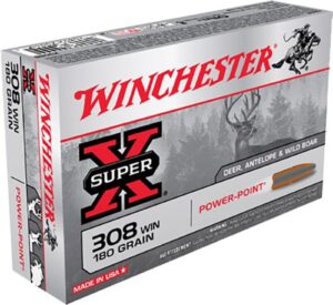 Winchester Super-X .308 Win 180-Grain 20-Rounds Power-Point