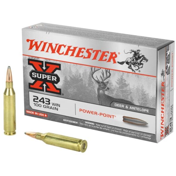 Winchester Super X Brass .243 Win 100-Grain 20-Rounds PP