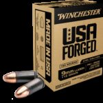 Winchester USA Forged Steel 9mm 500-Rounds Boxed Full Metal Jacket 115 Gr