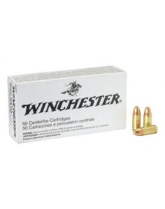 Winchester USA Brass 9x21mm IMI 124-Grain 50-Rounds FMJ - Not 9mm Luger (9x19)