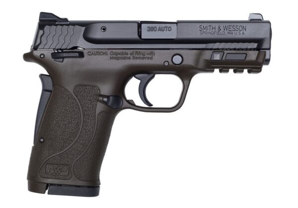 Smith and Wesson M&P380 Shield EZ Patriot Brown .380 ACP 3.6" Barrel 8-Rounds MS