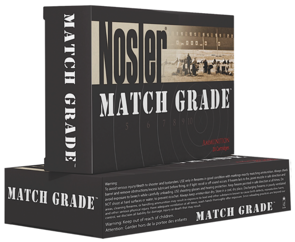 Nosler Match Grade Brass 9mm +P 124-Grain 50-Rounds JHP