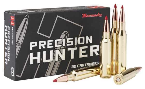 Hornady Precision Hunter 7mm Rem Mag 162-Grain 20-Rounds ELD-X