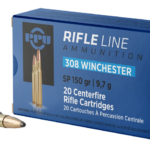 PPU Centerfire Rifle Brass .308 Win 150-Grain 20-Rounds SP