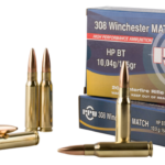 PPU Match Brass .308 Win 168-Grain 20-Rounds HPBT