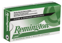 Remington UMC Brass 9mm 115-Grain 50-Rounds JHP