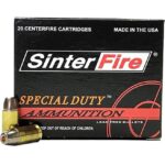 SinterFire Special Duty Brass .40 SW 125-Grain 20-Rounds HP