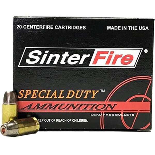 SinterFire Special Duty Brass .40 SW 125-Grain 20-Rounds HP