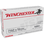 Winchester USA Brass 7.62 X 51 / .308 Win 149-Grain 20-Rounds FMJ