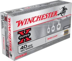 Winchester Super-X Brass .40 SW 165-Grain 50-Rounds BEB