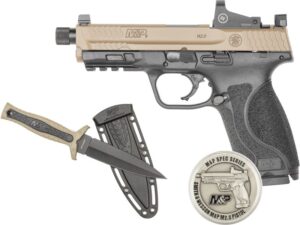 Smith and Wesson M&P M2.0 OR Kit FDE 9mm 4.6" Barrel 17-Rounds Crimson Trace Red Dot