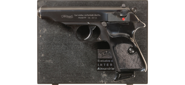 Walther Interarms PP 22LR 3.75" 1974 Case