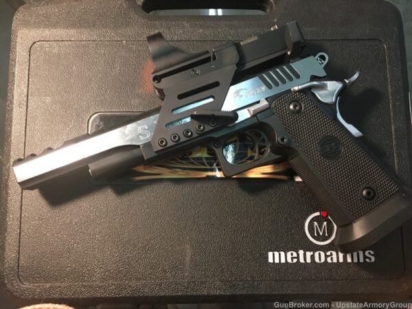 SPS Vista Black Chrome 38 Super Pistol MetroArms w/ Optic BONUS AMMO!