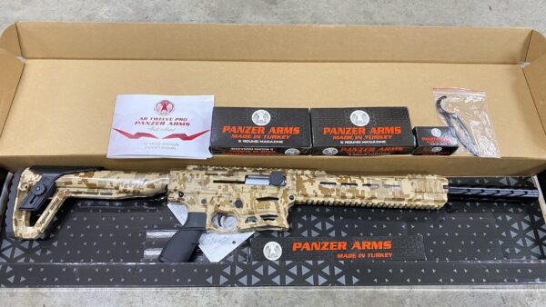 PW ARMS AR-12 Pro A2 Digital Camo 12 Gauge 20" 3" 5+1 AR12PSDC Panzer ar12