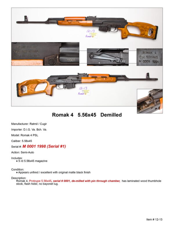 Romak 4 5.56x445 Demilled