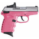 Sccy CPX-1 9mm Stainless Pink W/ Safety & Red Dot CPX-1TTPKRD