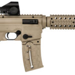 Mossberg 715T 22 LR FDE Holographic Green Dot 37240