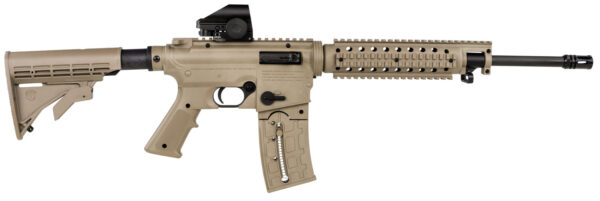 Mossberg 715T 22 LR FDE Holographic Green Dot 37240